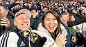 Kibicujemy zawzięcie z Chinką spotkaną na stadionie, miała miejse koło mnie i okazało się, że pracuje w Warszawie. Jest także mistrz drugiego planu za nami  :)